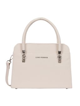 Lino Perros - White Solid Handbag