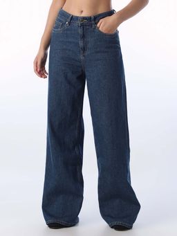 ONLY - Blue Solid Plain Jeans