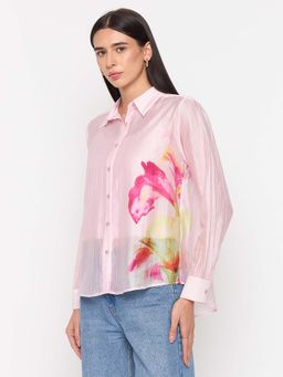 Madame - Pink Printed Shirt