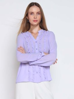 Cover Story - Women Gossamer Lavender Dreams Shirt