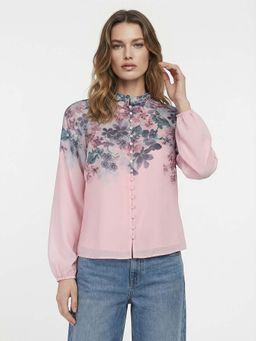 Cover Story - Women Pink London Summer Floral Top