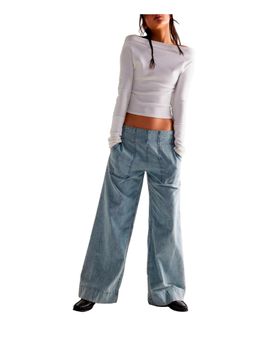 Free People - Breezy Denim Elastic Jeans