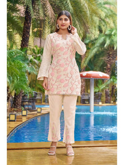 Autumnlane - Iyana Toffee Embroidery Cotton Co-Ord Set