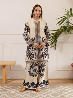 Autumnlane - Sonpal Off White Printed Co-Ord Set