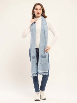 Monte Carlo - Green Wool Blend Woven Muffler