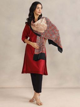 Fabindia - Multi-Color Viscose Printed Stole