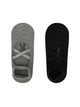 Balenzia - Multi-Color Cotton Solid Socks (Pack of 2)