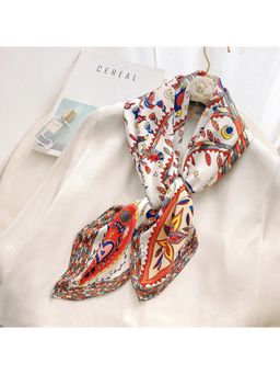 CrossKulture - Multi-Color Satin Printed Scarf