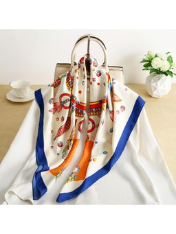 CrossKulture - Multi-Color Satin Printed Scarf