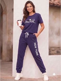 LOTIK - Women's Cotton T-Shirt and Joggers