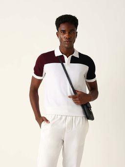The Bear House - Men'S Maroon Cotton Regular Fit Polo T-Shirt
