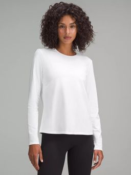 ap'pulse - Women's Round Neck Long Sleeve T-shirt - White