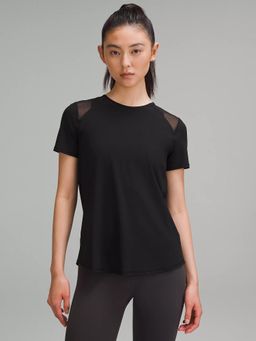 ap'pulse - Women's Round Neck Short Sleeve T-shirt - Black