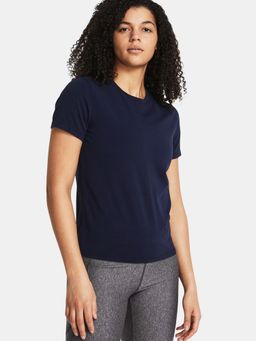 ap'pulse - Women's Round Neck Short Sleeve T-shirt - Navy Blue