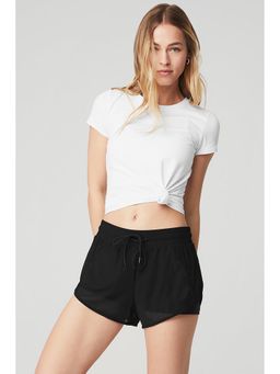 ap'pulse - Women's Round Neck Short Sleeve T-shirt - White