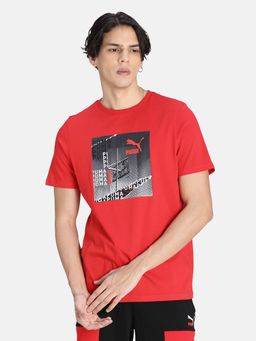 Puma - Graphic Photo Print Mens T-Shirt