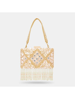 Lavie Luxe - Flower Women's clutch (Gold) (M)