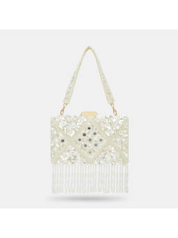 Lavie Luxe - Flower Women's clutch (White) (M)