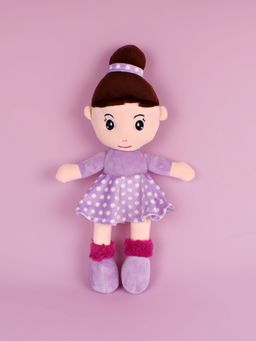 DukieKooky - Kids Purple Bun Soft Doll