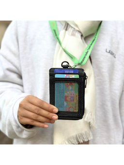 HAMELIN - Noah Unisex Id Card Wallet - Jet Black