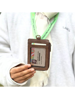 HAMELIN - Noah Unisex Id Card Wallet - Chocolate Brown