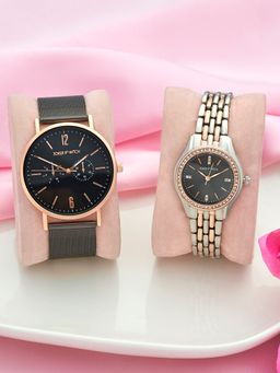 Joker and Witch - Joker & Witch Dwayne & Lauren Couple Watches - JWCW478 (M)