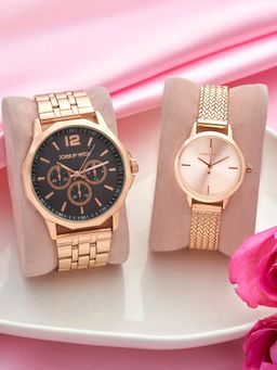 Joker and Witch - Joker & Witch Robert & Susan Couple Watches - JWCW494 (M)