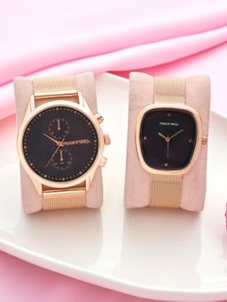 Joker and Witch - Joker & Witch Johnny & Winona Couple Watches - JWCW499 (M)