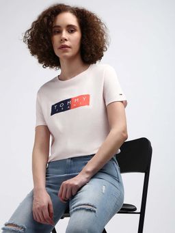 Tommy Hilfiger - Pink Printed T-Shirt