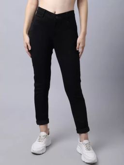 Cantabil - Women Black Solid Casual Jeans