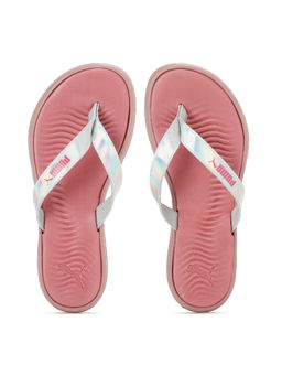 Puma - Silvia Womens Maroon Flipflops
