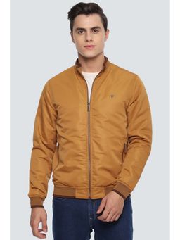 Louis Philippe - Brown Solid Regular Fit Jacket