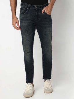 Spykar - Blue Solid Slim Fit Jeans