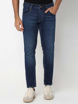 Spykar - Blue Solid Slim Fit Jeans