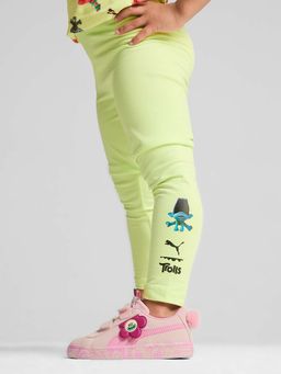 Puma - X Trolls Girls Green Printed Tights