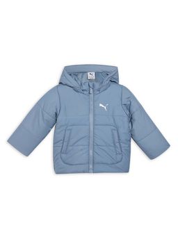 Puma - Minicats Unisex Blue Hooded Padded Jacket
