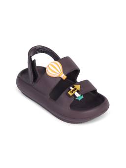 R&B - Boys Brown Velcro Sandals