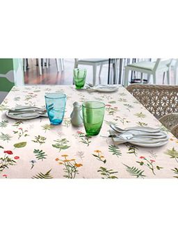 Freelance - Waterproof Dinning Table Cover, 10-12 Seater, 60 X 120 inches, with White-Laced