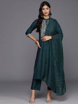 Gerua By Libas - Kurta with Pant and Dupatta (Set of 3)