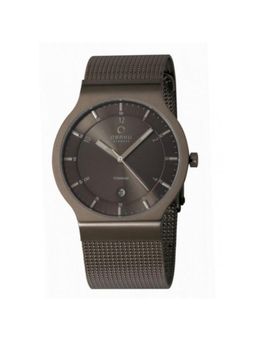Obaku - Harmony Quartz Black Round Dial Mens Watch - V133Xtjmj