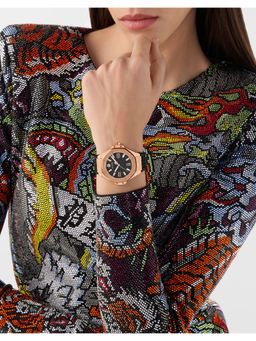 Philipp Plein - Women Date Superlative 3.9 cm Black Dial Analog Watch (PWBDA0324) (M)