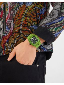 Philipp Plein - Men Date Superlative 4.4 cm Black Dial Analog Watch (PWPTA0124) (M)