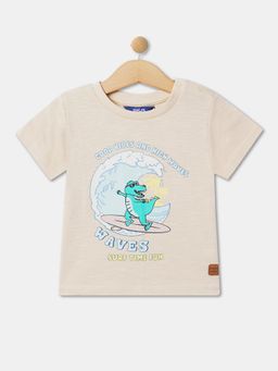 R&B - Cotton Regular Fit Half Sleeve Round Neck Boys T-Shirt