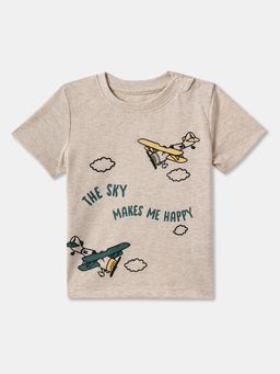 R&B - Cotton Regular Fit Half Sleeve Round Neck Boys T-Shirt