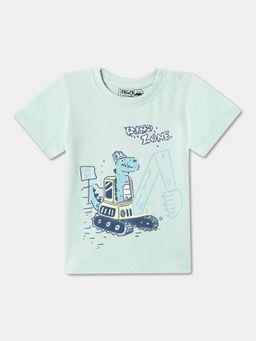 R&B - Cotton Regular Fit Half Sleeve Round Neck Boys T-Shirt