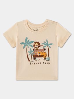 R&B - Cotton Regular Fit Half Sleeve Round Neck Boys T-Shirt