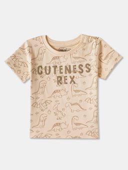 R&B - Cotton Regular Fit Half Sleeve Round Neck Boys T-Shirt