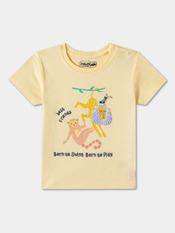 R&B - Cotton Regular Fit Half Sleeve Round Neck Boys T-Shirt