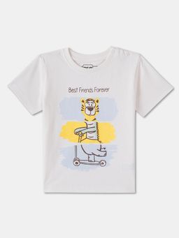 R&B - Cotton Regular Fit Half Sleeve Round Neck Boys T-Shirt