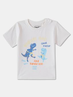 R&B - Cotton Regular Fit Half Sleeve Round Neck Boys T-Shirt